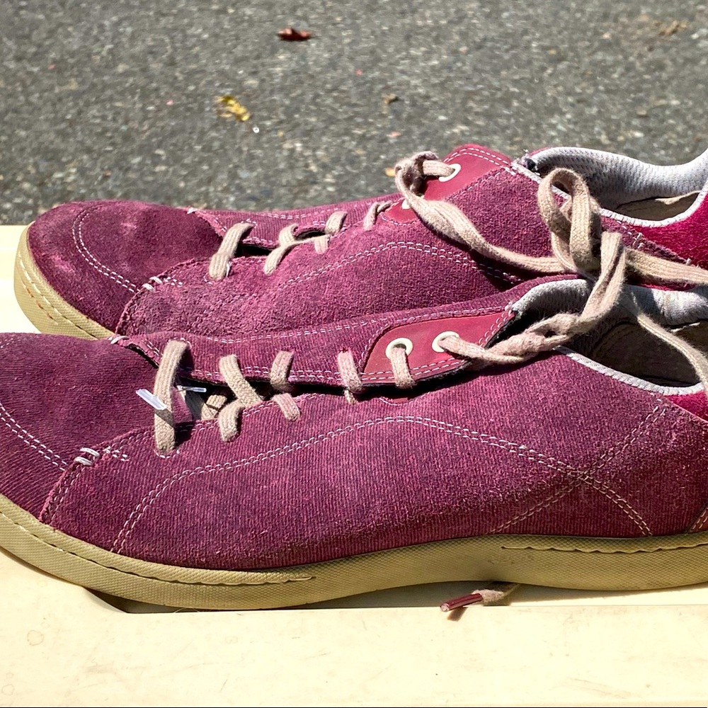 Ahnu AF2518ZIN Women’s Pink Suede Laces Shoes Size 9.5